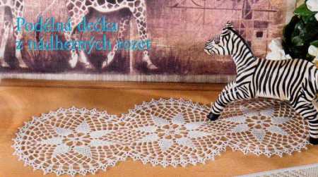 Háčkovaná dečka č.21